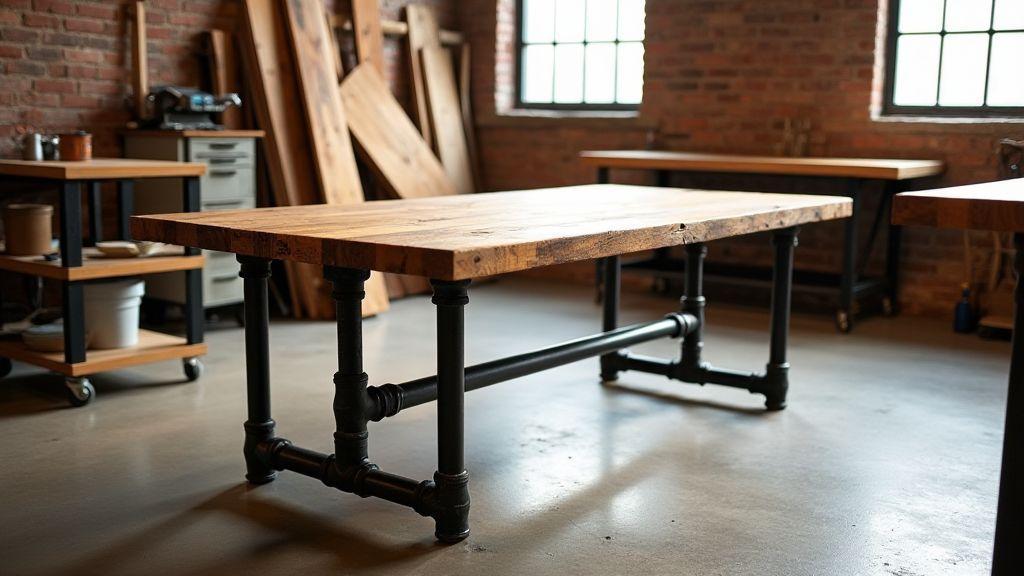 industrial-style-tables-and-counters-make-them-yourself