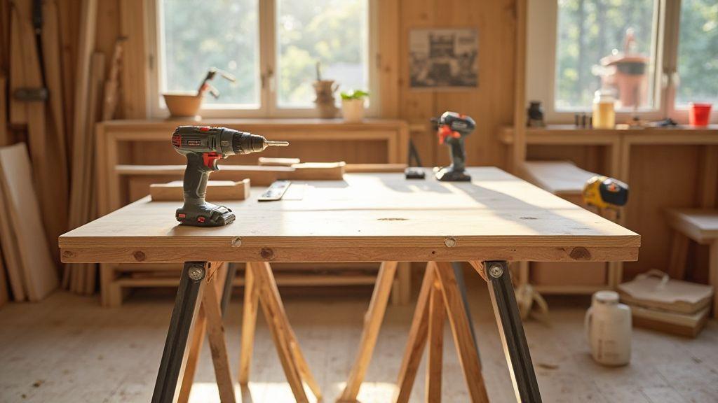 How to Build a Custom Desk Quickly